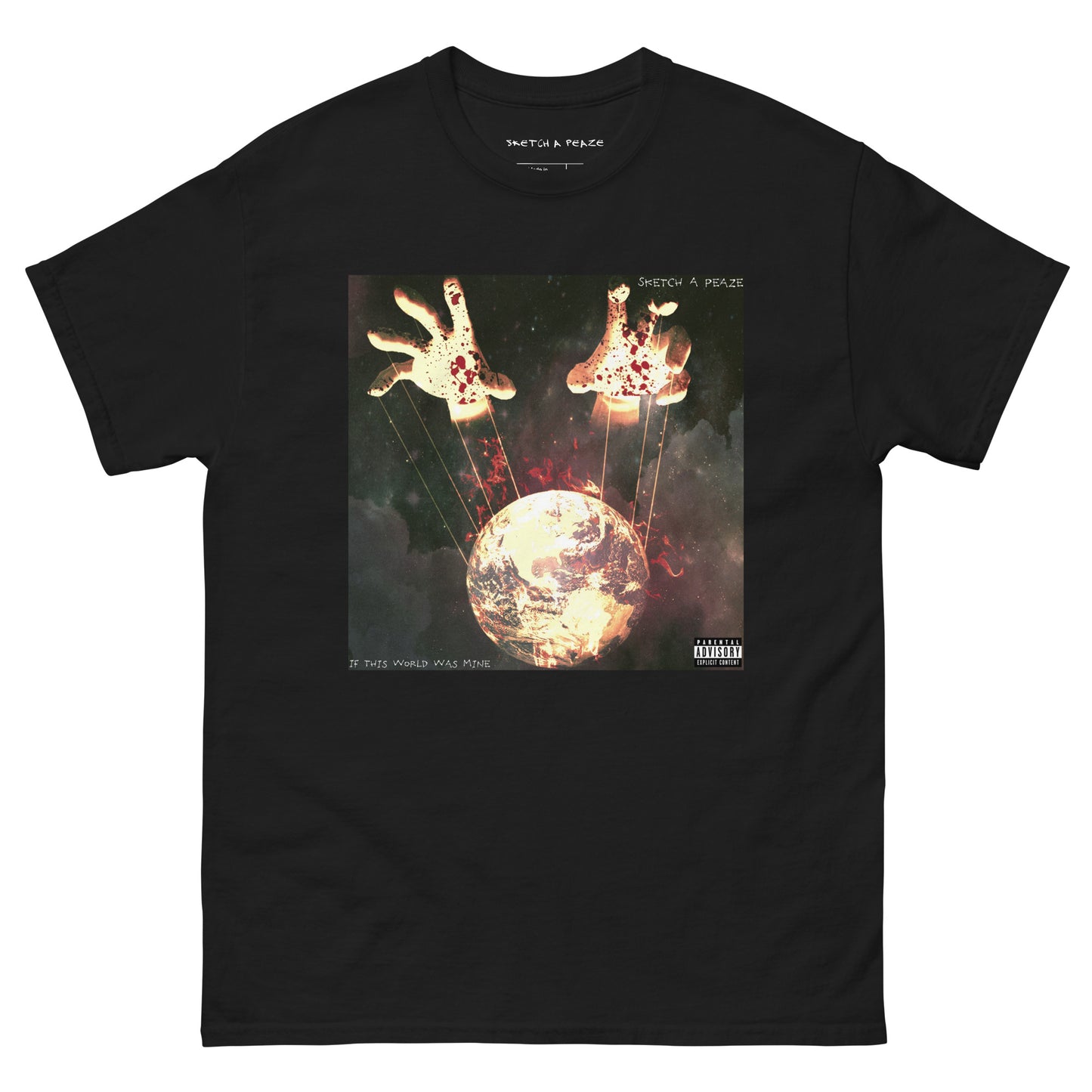 Official Sketch A Peaze If This World Was Mine Album Art Cover Unisex Classic Tee