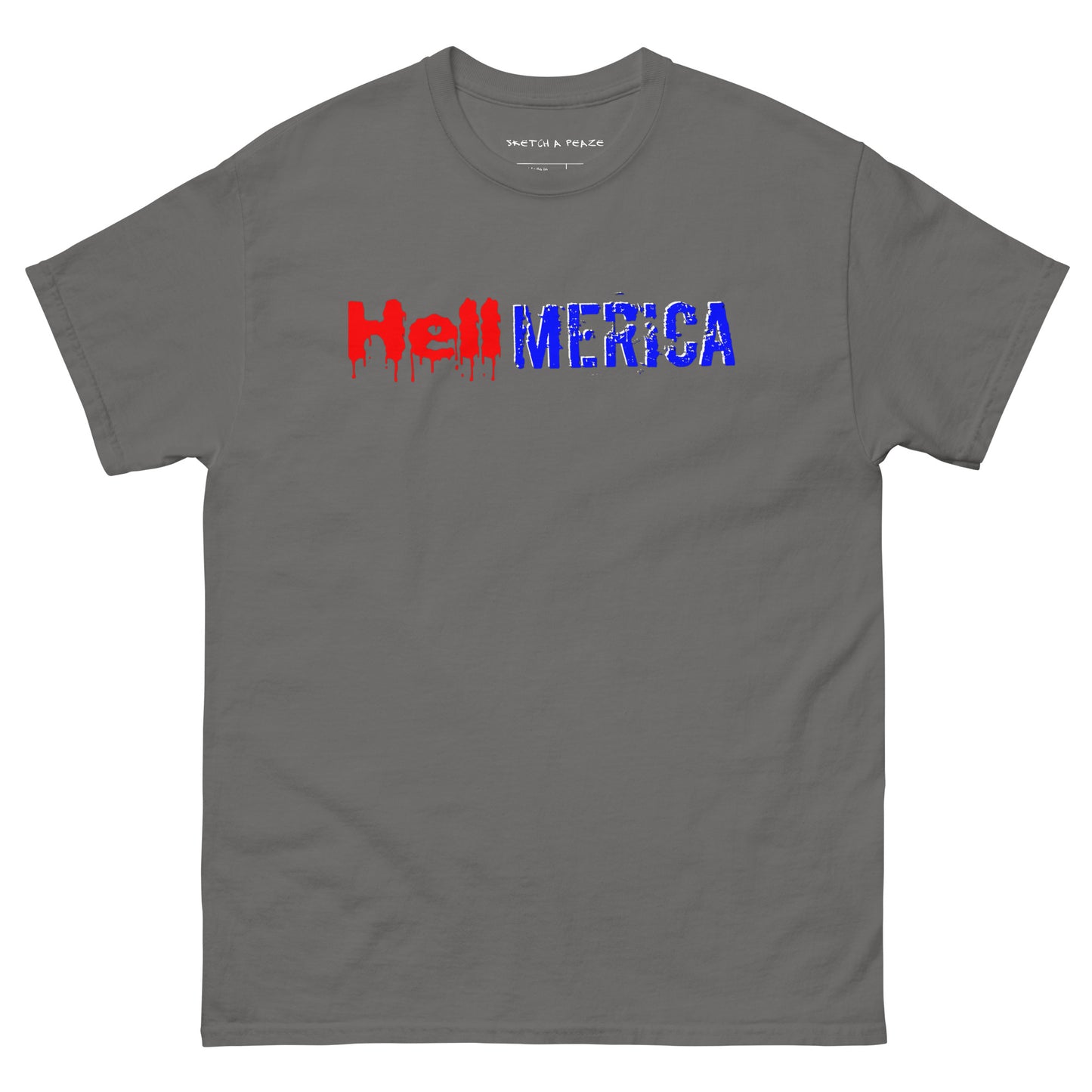 Official Sketch A Peaze HellMerica Unisex Classic Tee