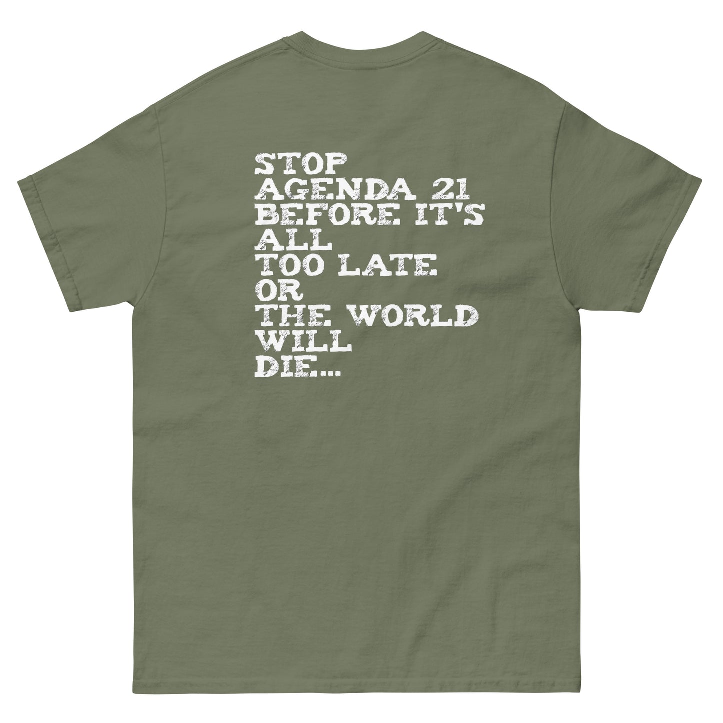 Official Sketch A Peaze Elites Are Poisoning World Society Unisex Classic Tee