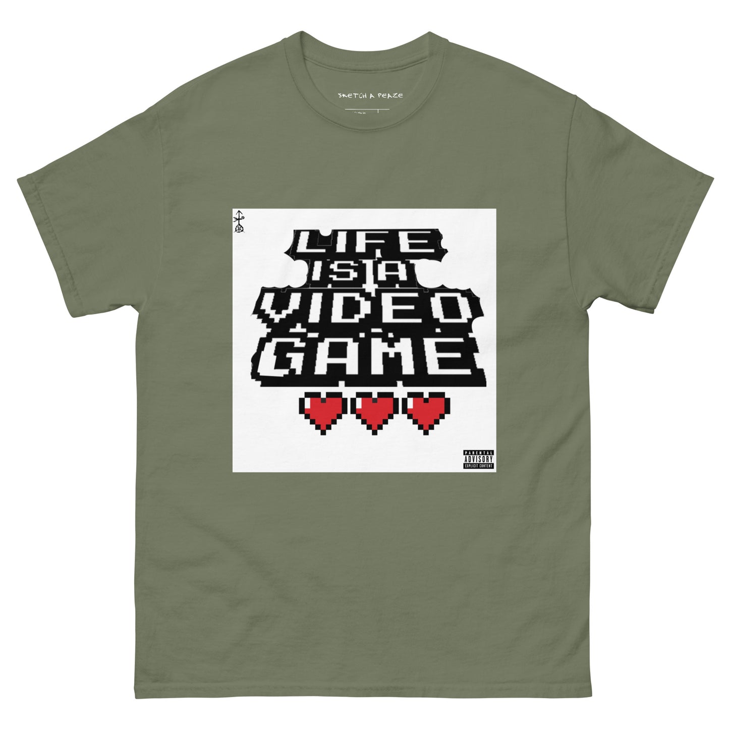 Official Sketch A Peaze Life is a Video Game (Album Single) Men's Classic Tee