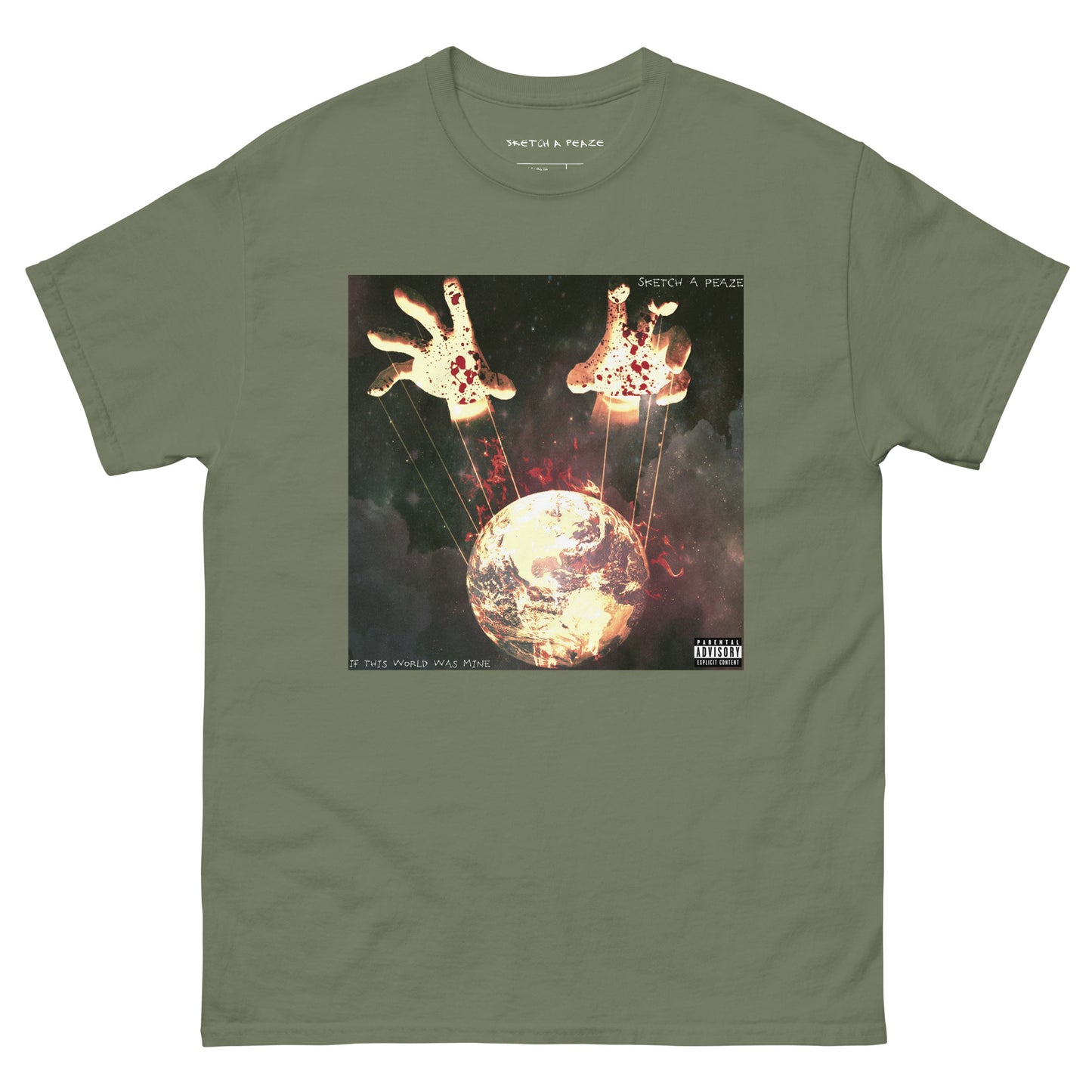 Official Sketch A Peaze If This World Was Mine Album Art Cover Unisex Classic Tee