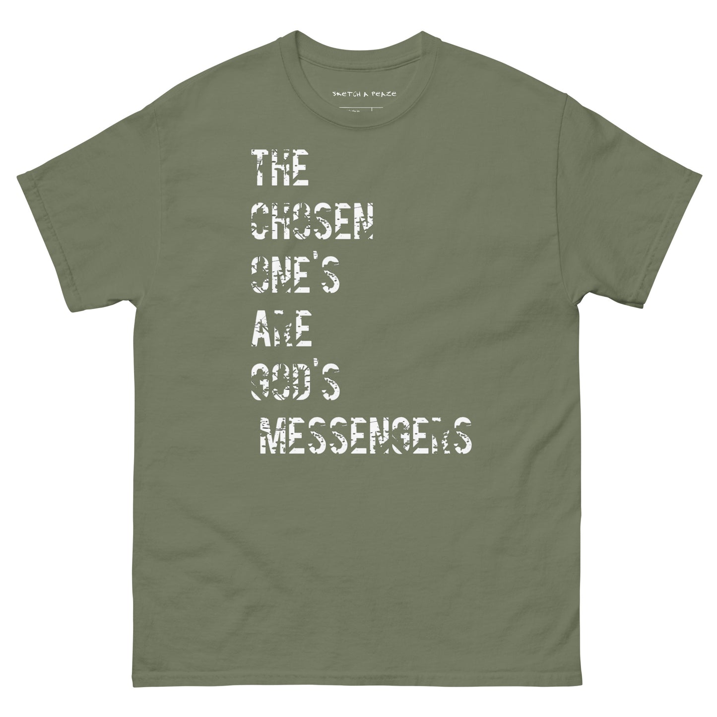 Official Sketch A Peaze The Chosen Ones are God'z Messengers Unisex Classic Tee