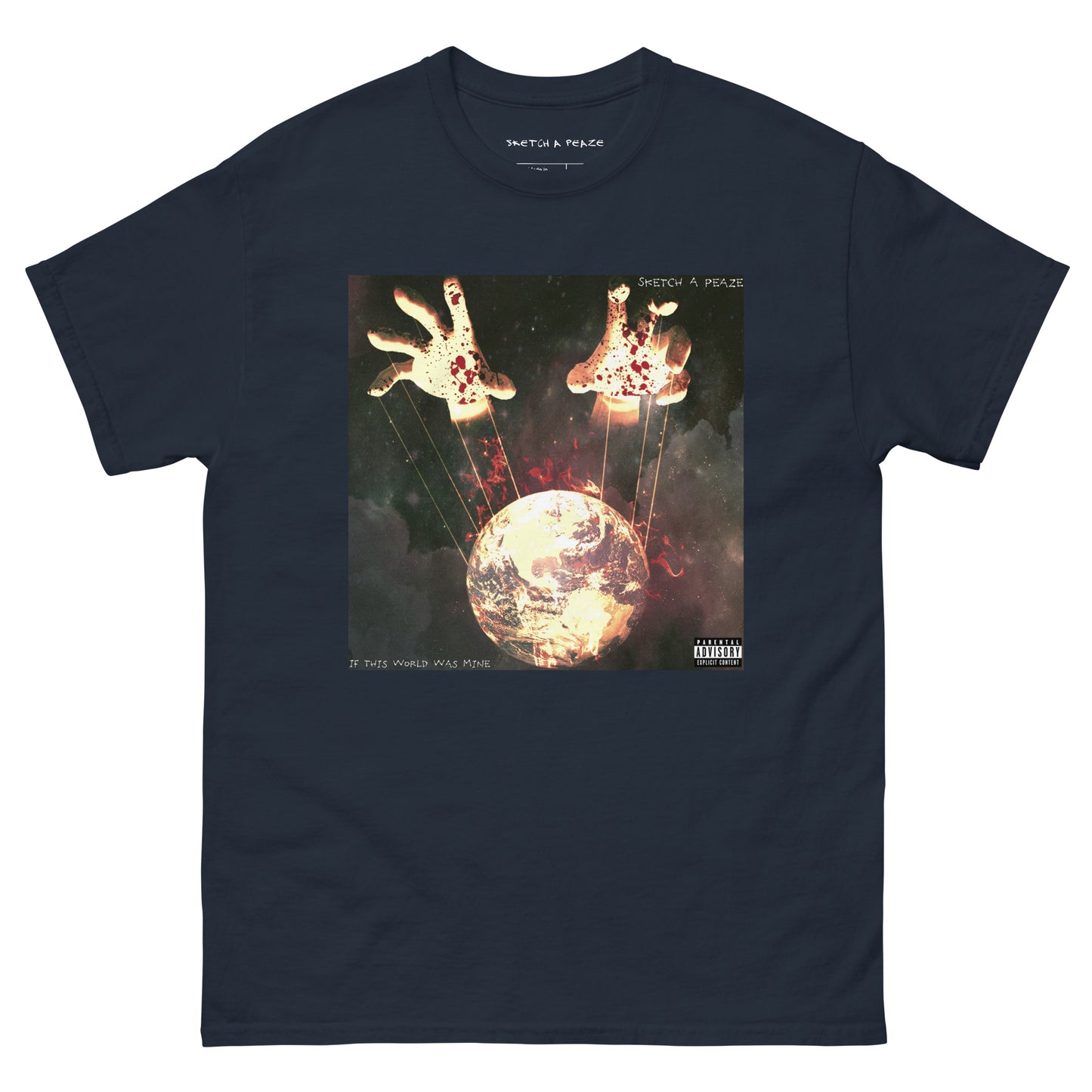 Official Sketch A Peaze If This World Was Mine Album Art Cover Unisex Classic Tee