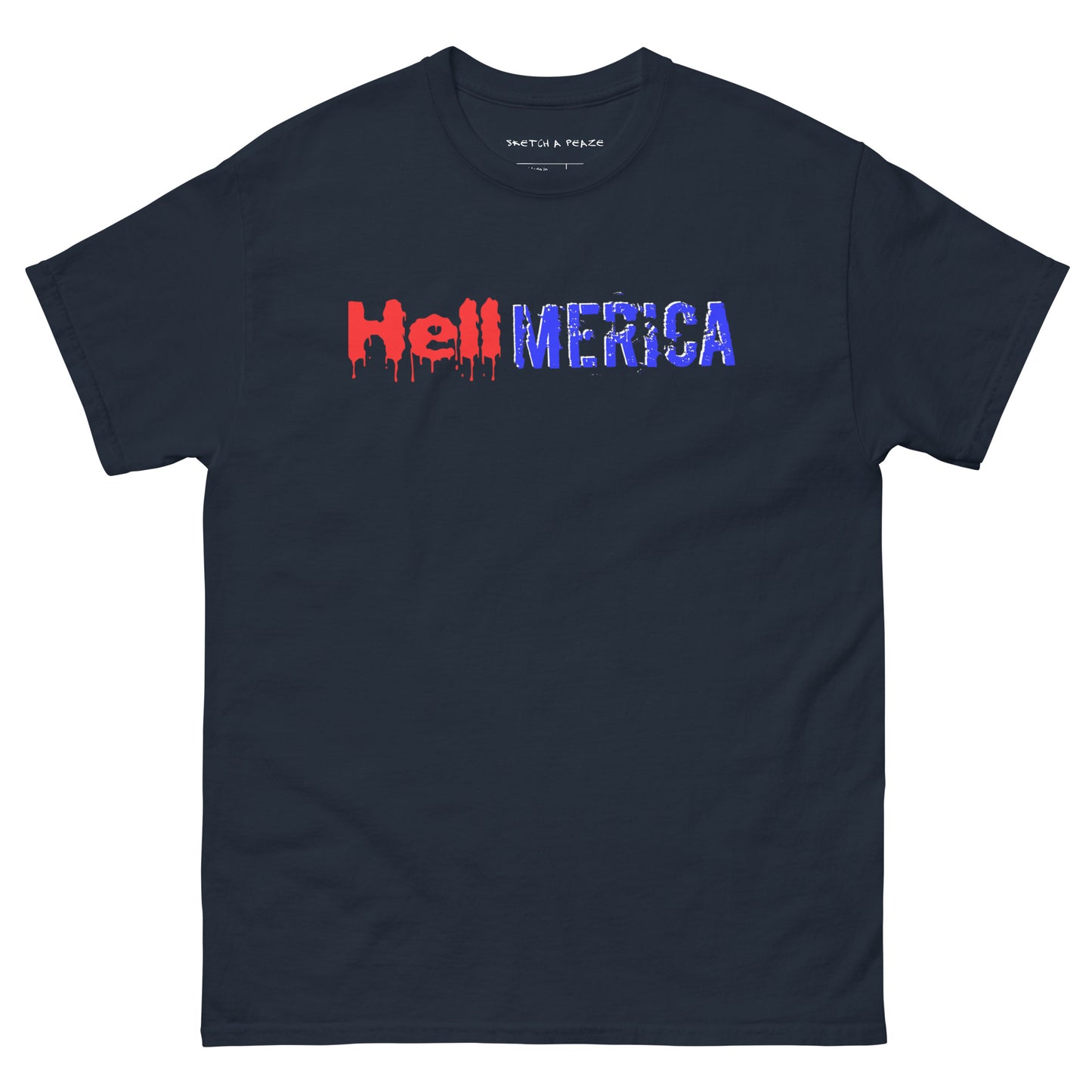 Official Sketch A Peaze HellMerica Unisex Classic Tee