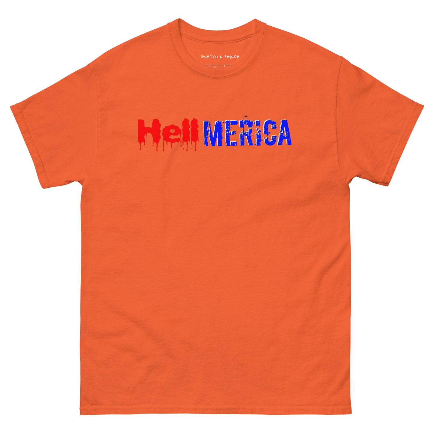 Official Sketch A Peaze HellMerica Unisex Classic Tee