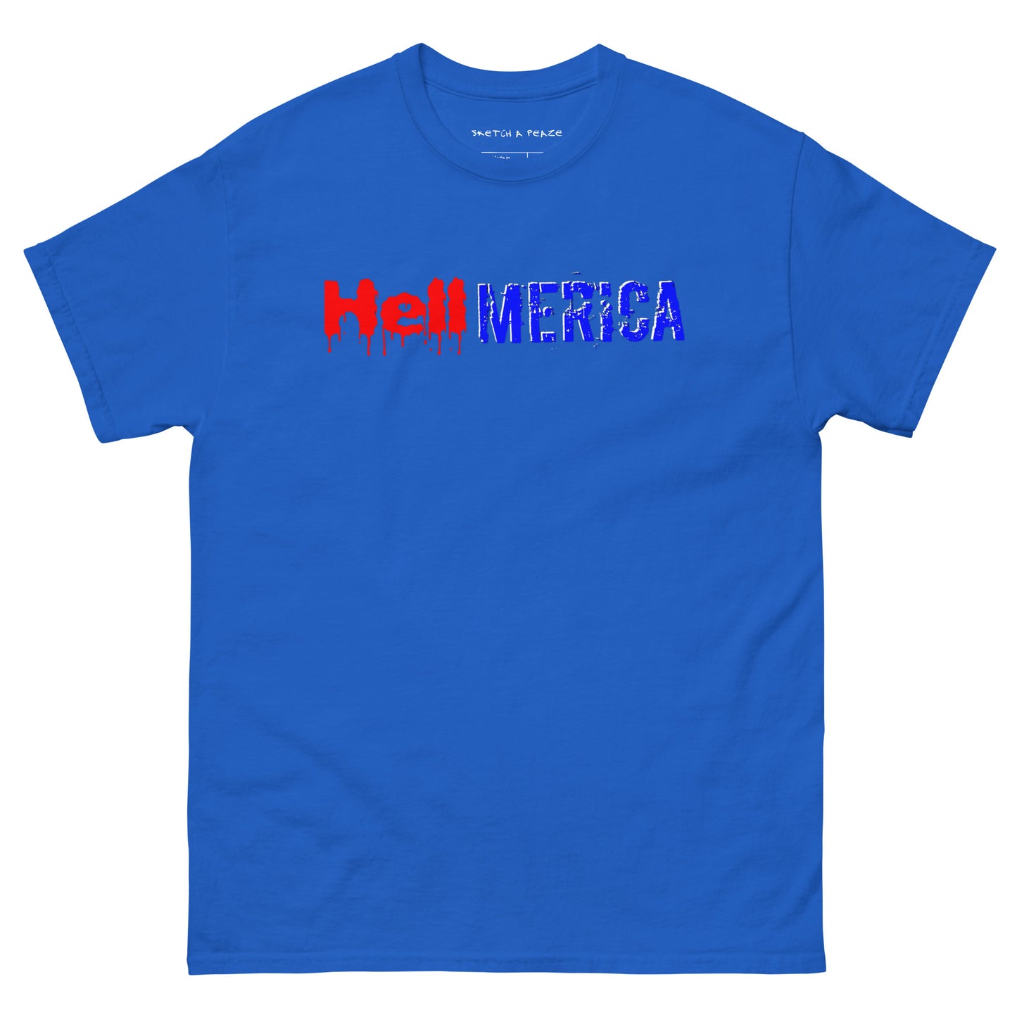 Official Sketch A Peaze HellMerica Unisex Classic Tee