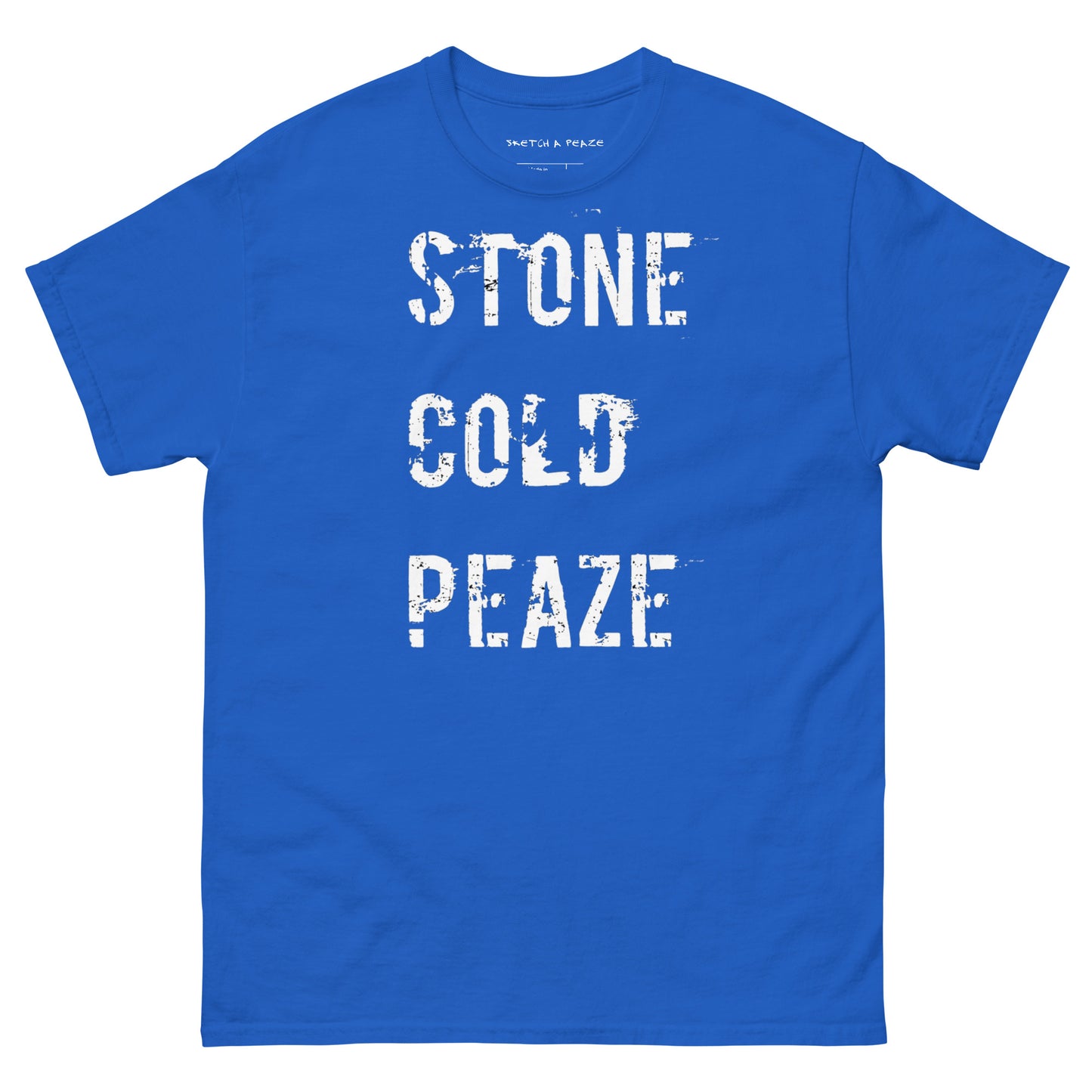 Official Stone Cold Peaze Smoking Skull Raging Lion Unisex Classic Tee