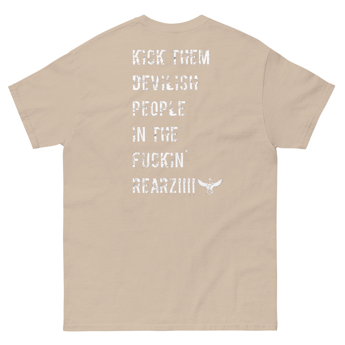 Official Sketch A Peaze God's Innocence People Kick's The Devil's People In Rearz Unisex Classic Tee