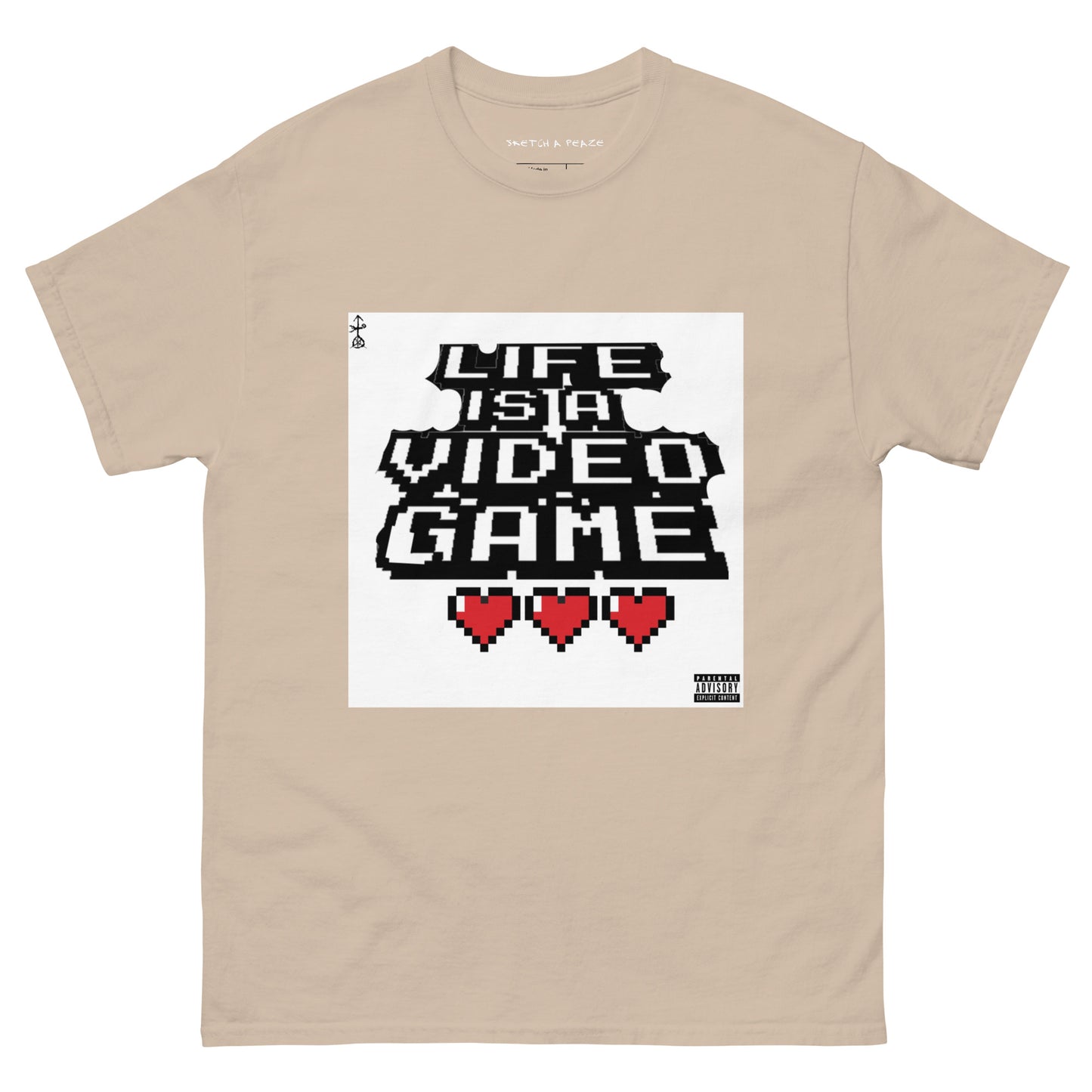 Official Sketch A Peaze Life is a Video Game (Album Single) Men's Classic Tee