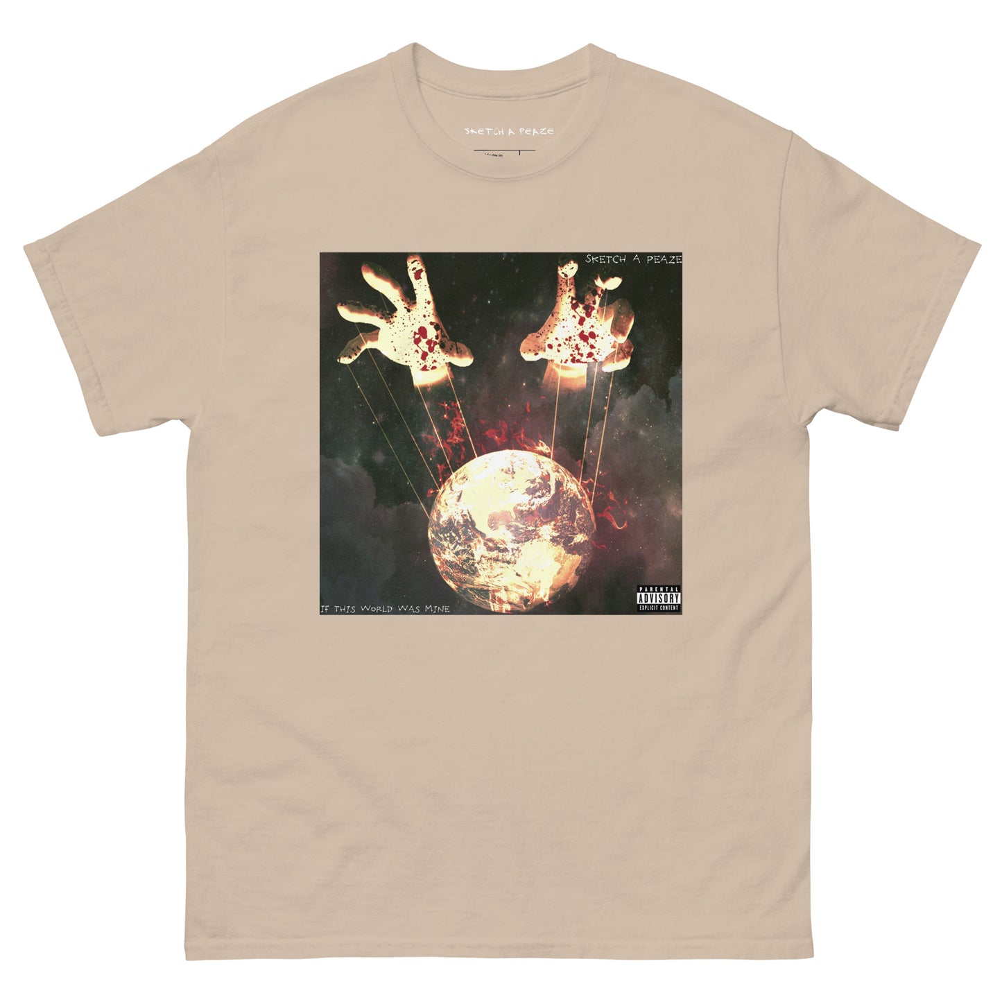Official Sketch A Peaze If This World Was Mine Album Art Cover Unisex Classic Tee