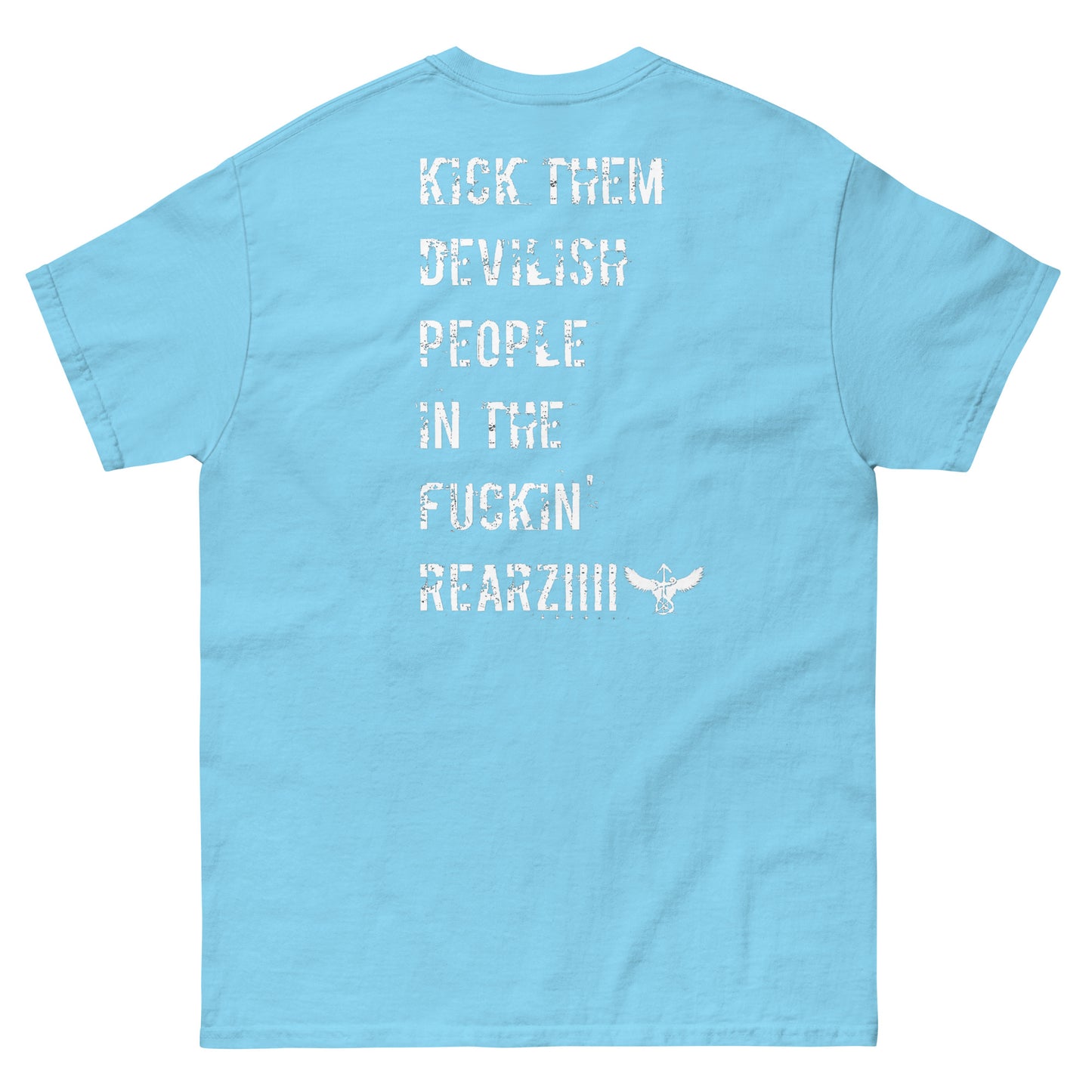 Official Sketch A Peaze God's Innocence People Kick's The Devil's People In Rearz Unisex Classic Tee