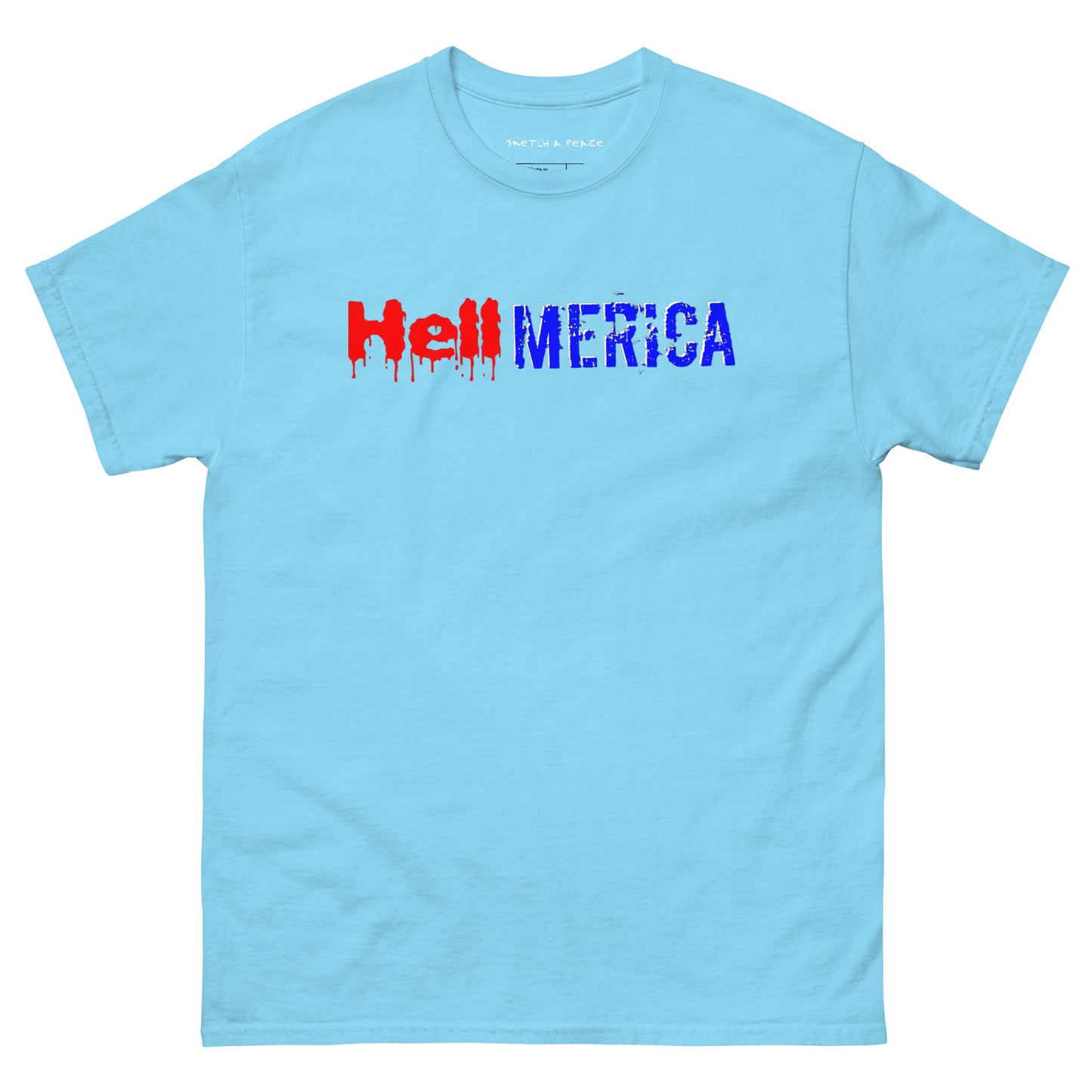 Official Sketch A Peaze HellMerica Unisex Classic Tee